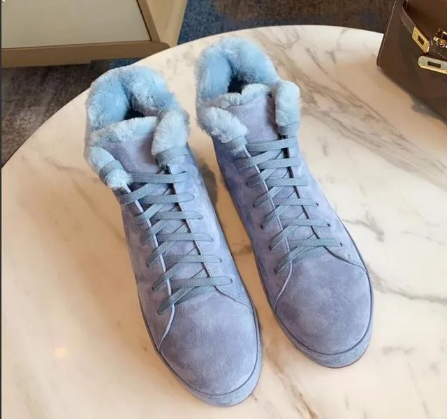 New Fur Warm Women Thick Sole Boot