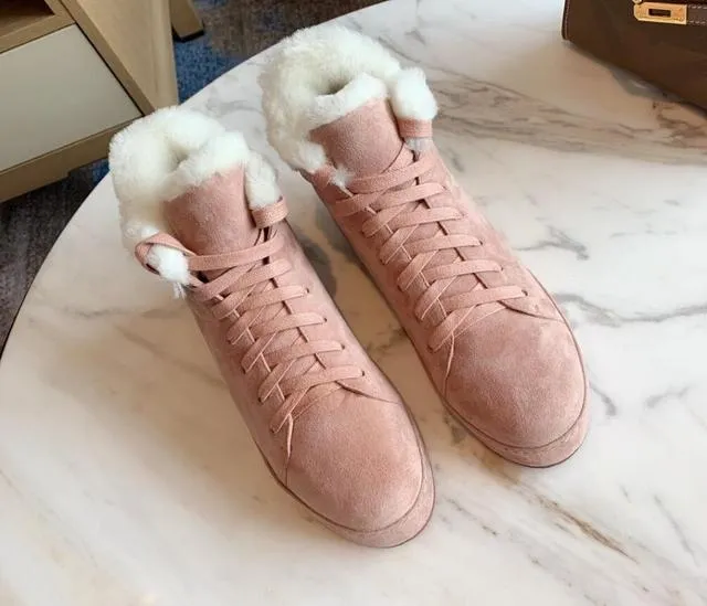 New Fur Warm Women Thick Sole Boot