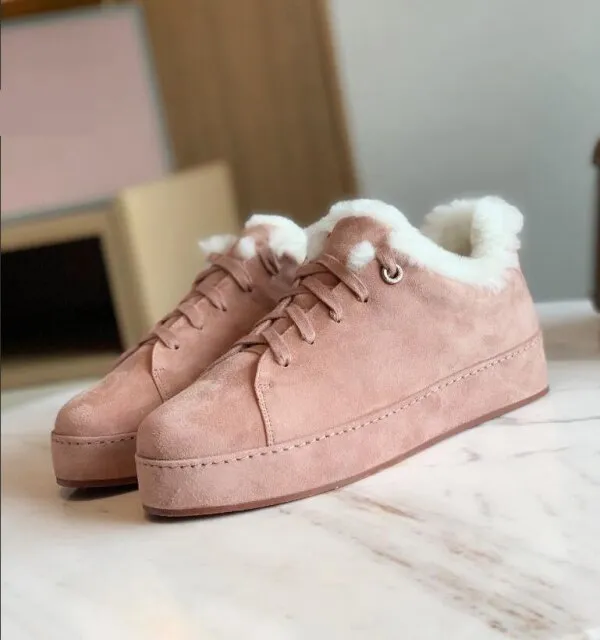 New Fur Warm Women Thick Sole Boot