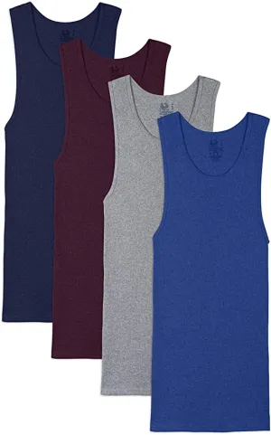 New in package! Fruit of the Loom Men's Premium Assorted A-Shirt (Pack of 4) Sz 3x! These also make great women's sleep shirts, lounge dresses!