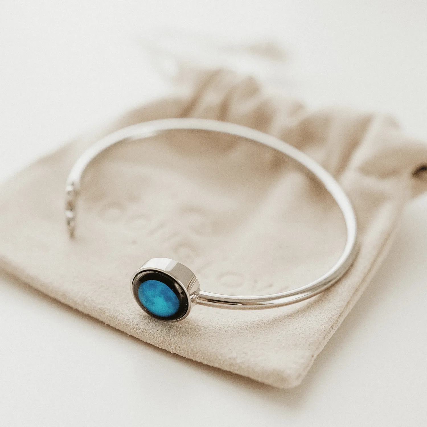 New Moon Crépuscule Cuff in Stainless Steel