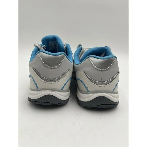 NEW Vionic ZEN Women's Athletic Sneaker White Blue US Size 7 WIDE NIB