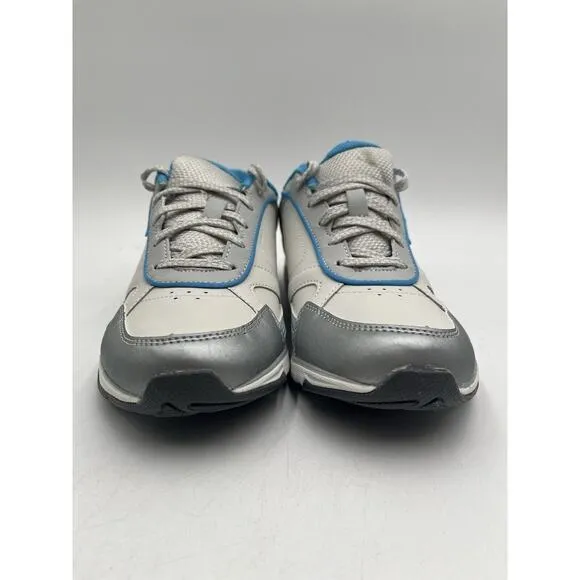 NEW Vionic ZEN Women's Athletic Sneaker White Blue US Size 7 WIDE NIB