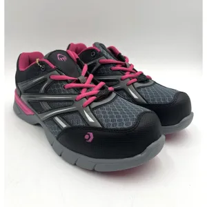 NEW Wolverine JETSTREAM Women's Work Shoe Grey Pink US Size 9.5M NIB