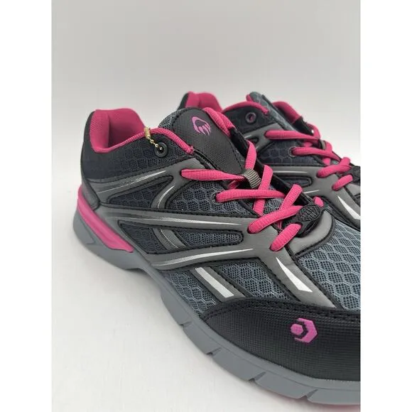 NEW Wolverine JETSTREAM Women's Work Shoe Grey Pink US Size 9.5M NIB
