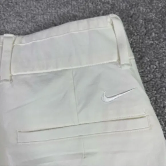 Nike 5&quot; Victory Golf Shorts Womens Small White Performance Stretch Standard Fit