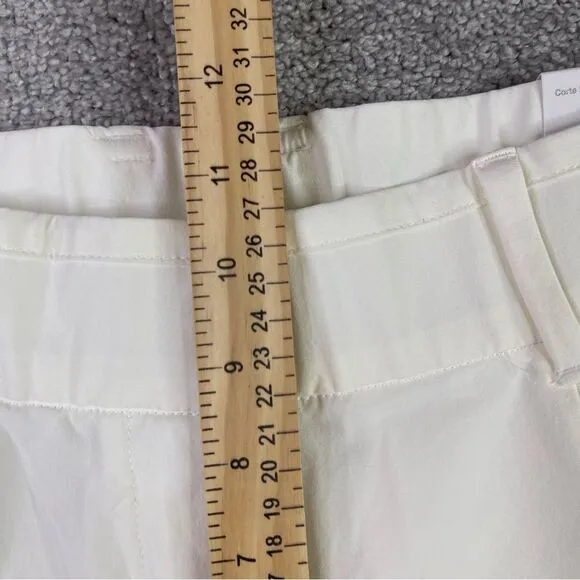 Nike 5&quot; Victory Golf Shorts Womens Small White Performance Stretch Standard Fit