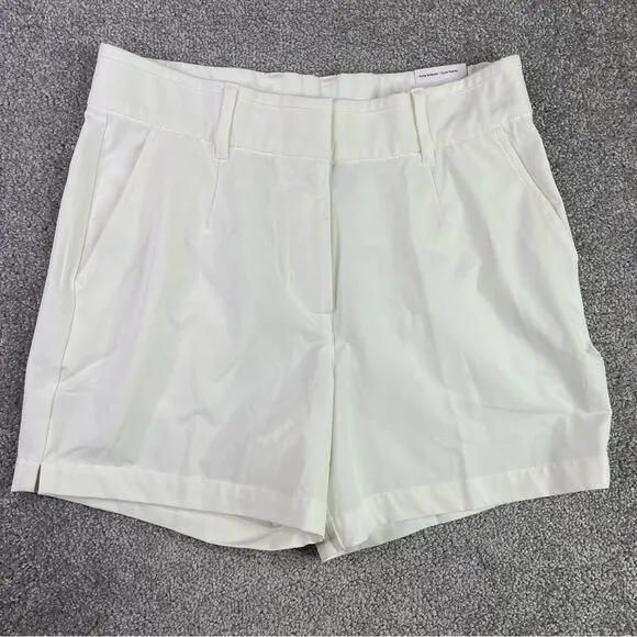 Nike 5&quot; Victory Golf Shorts Womens Small White Performance Stretch Standard Fit