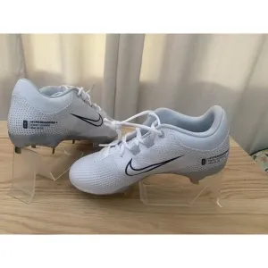 Nike Women's Hyperdiamond 4 Pro Molded Softball Cleats WHITE|BLACK|GRAY SZ 8
