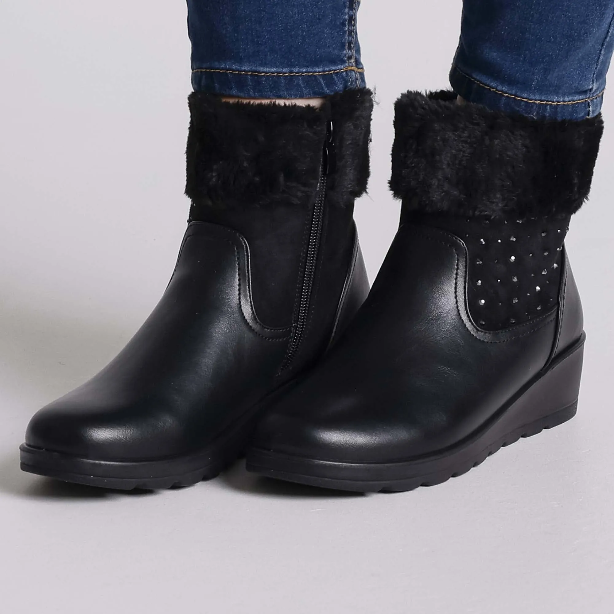 Noemi | Warm Ankle Boots