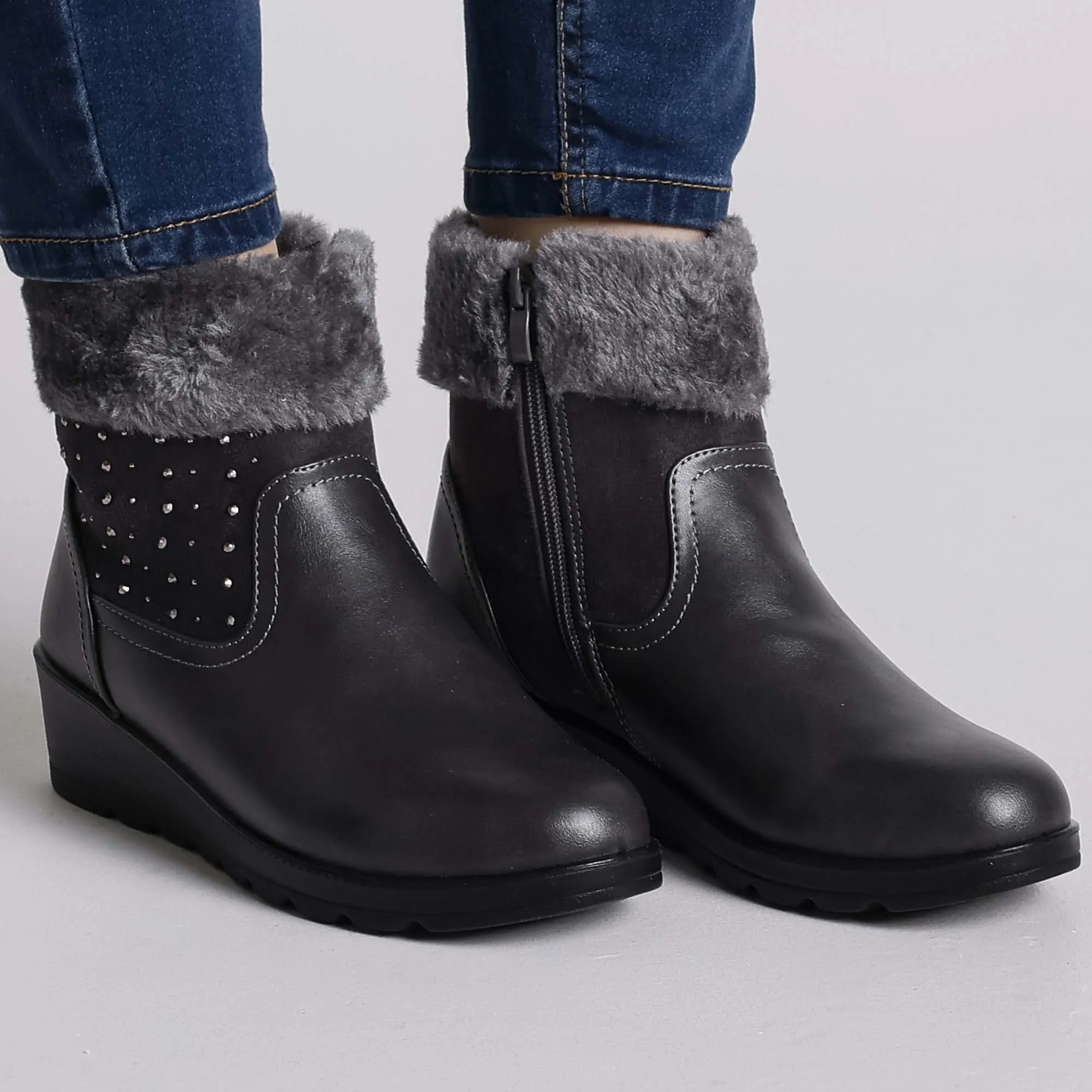 Noemi | Warm Ankle Boots