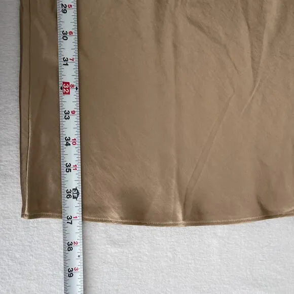 NWT Madewell Satin Maxi Slip Skirt Matchstick Women's Size 4 Style NN575