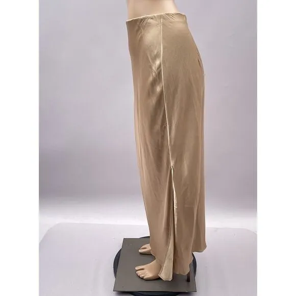 NWT Madewell Satin Maxi Slip Skirt Matchstick Women's Size 4 Style NN575