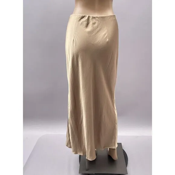 NWT Madewell Satin Maxi Slip Skirt Matchstick Women's Size 4 Style NN575