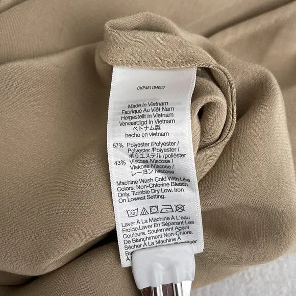 NWT Madewell Satin Maxi Slip Skirt Matchstick Women's Size 4 Style NN575