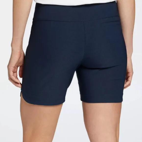 NWT Walter Hagen Women's Sculpt 7'' Golf Shorts dark navy