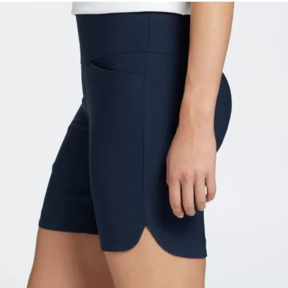 NWT Walter Hagen Women's Sculpt 7'' Golf Shorts dark navy