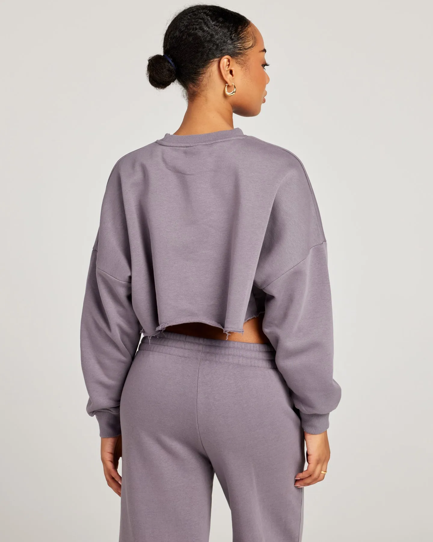 Omni Cropped Crewneck - Haze
