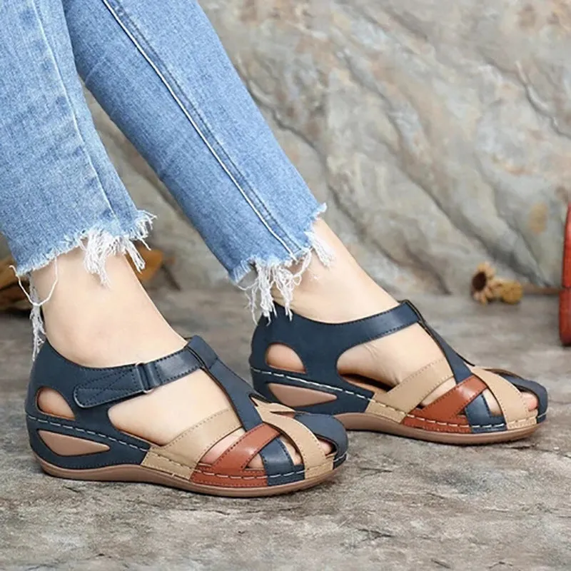 On Round Female Slippers Casual Comfortable Outdoor Sunmmer Shoes