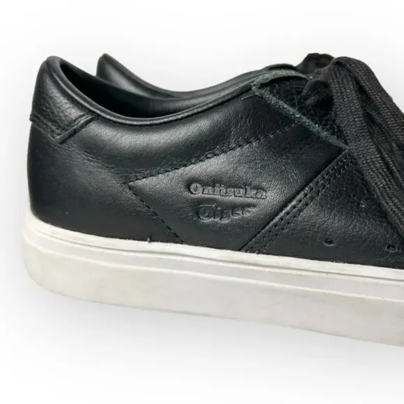 Onitsuka Tiger Asics Lawnship 2.0 Black Lace Up Sneaker