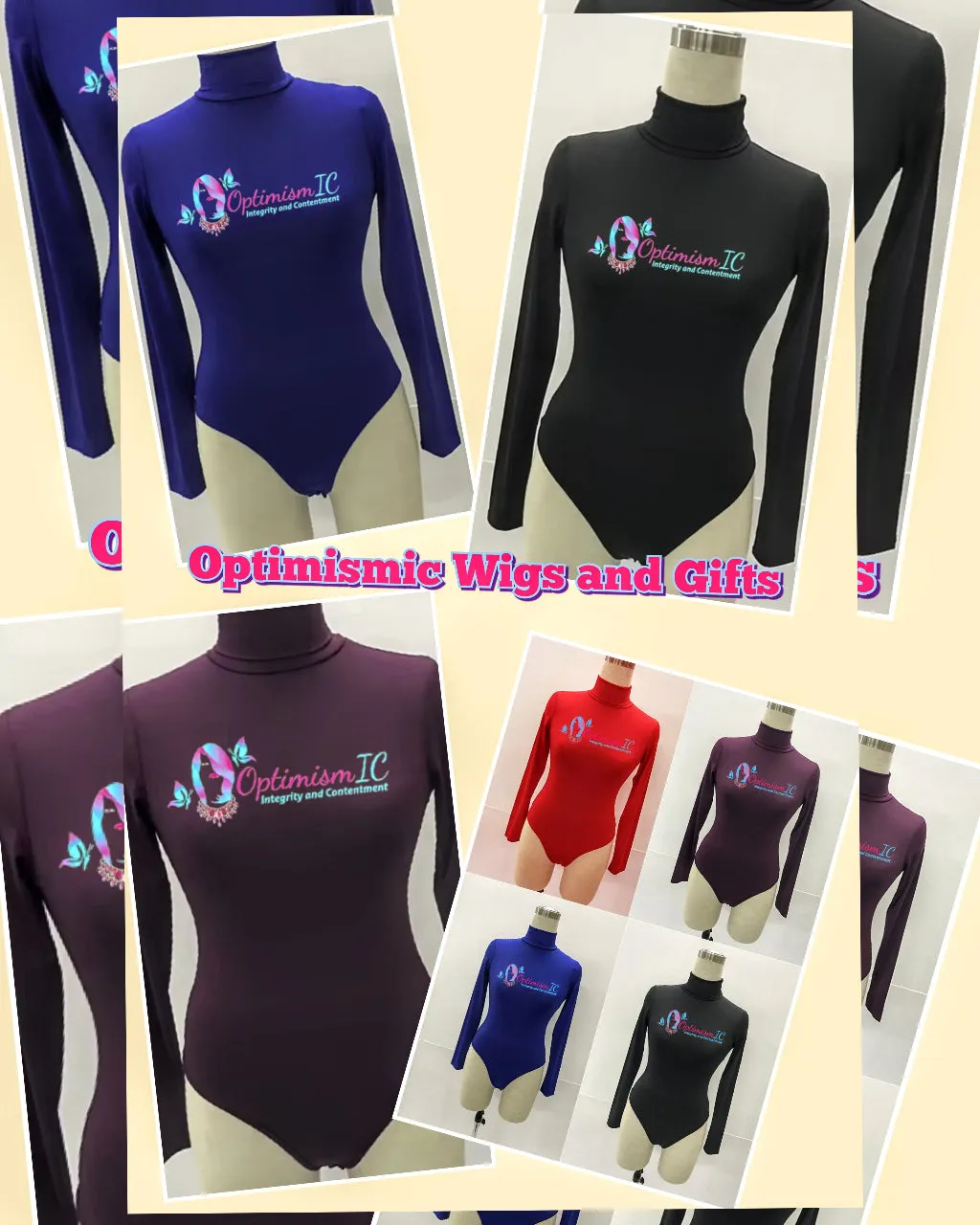 OptimismIC Integrity and Contentment Bodysuits $20 at Optimismic Wigs and Gifts St Paul MN