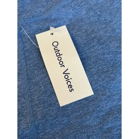 Outdoor Voices Women's XXXL Warm up 5&quot; Shorts Blueberry Blue - New