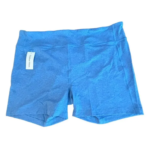 Outdoor Voices Women's XXXL Warm up 5&quot; Shorts Blueberry Blue - New