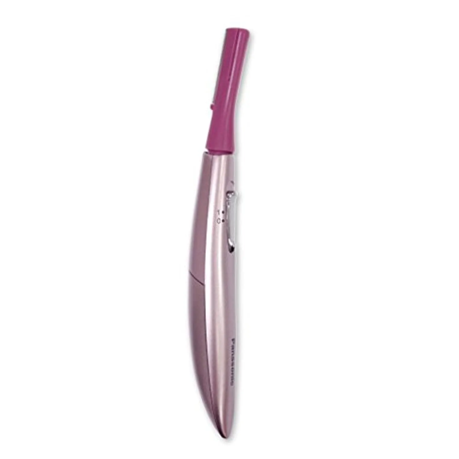 Panasonic Facial Hair Trimmer for Women ES2113PC, with Pivoting Head and Eyebrow Trimmer Attachments, Dry Use, Battery-Operated, Pink, 5 Piece Set