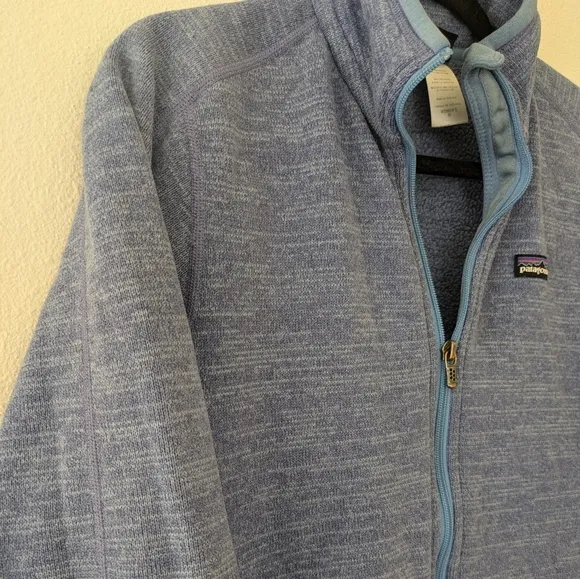 Patagonia Light Blue Full Zip Women's Fleece sz M