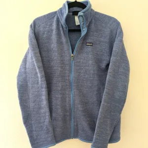Patagonia Light Blue Full Zip Women's Fleece sz M