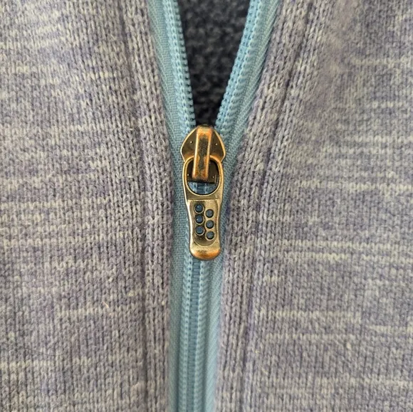 Patagonia Light Blue Full Zip Women's Fleece sz M