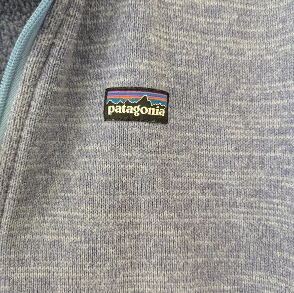 Patagonia Light Blue Full Zip Women's Fleece sz M