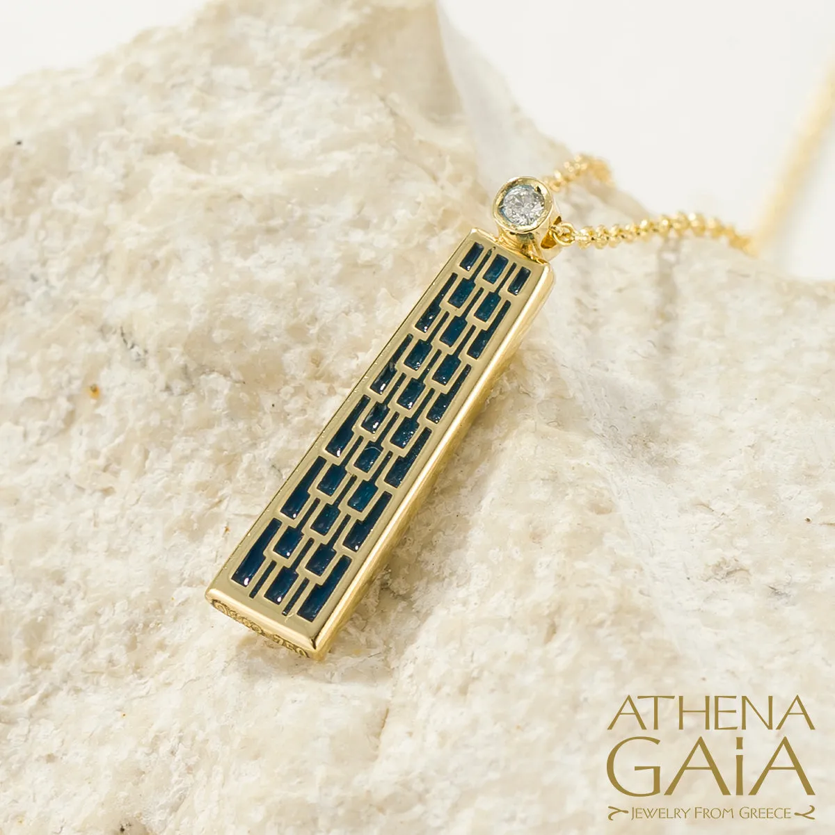 Periklista Tapered Brickwork Necklace