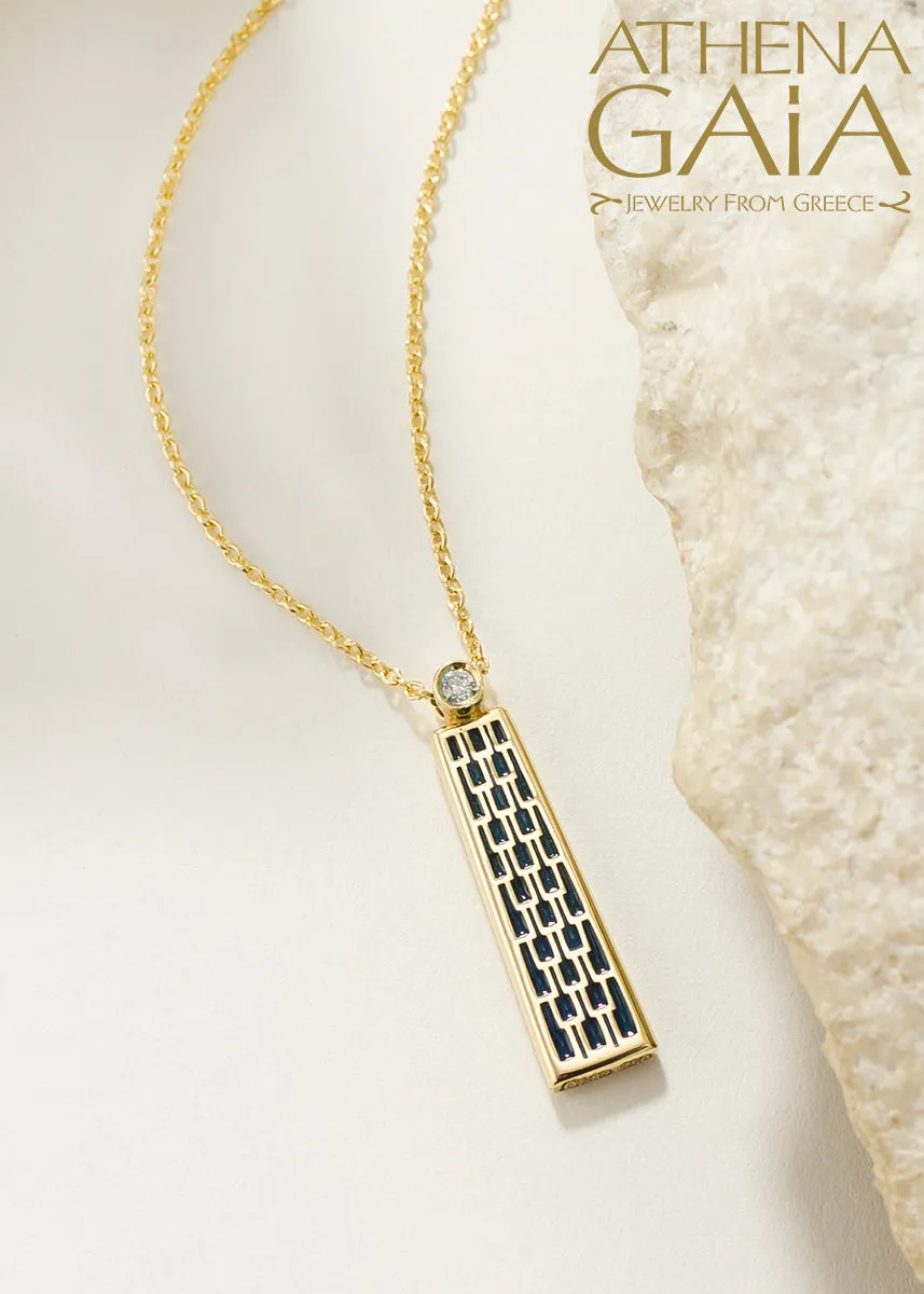 Periklista Tapered Brickwork Necklace