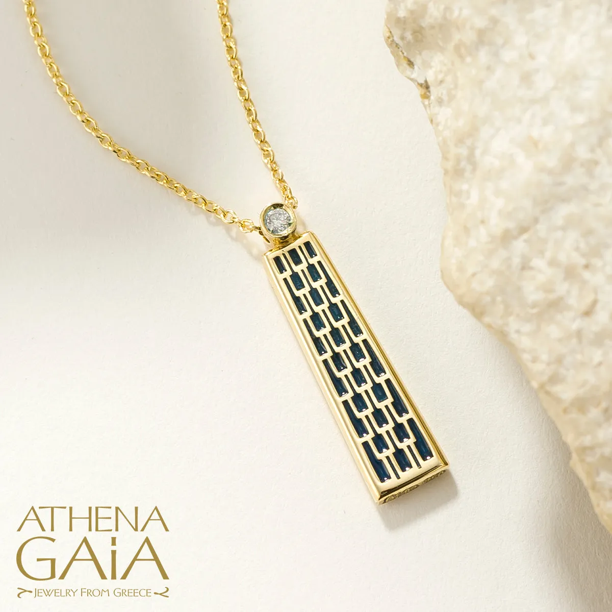 Periklista Tapered Brickwork Necklace