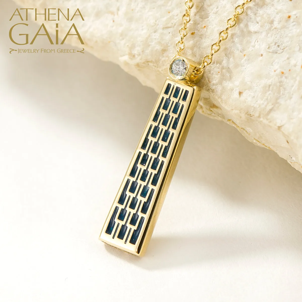 Periklista Tapered Brickwork Necklace
