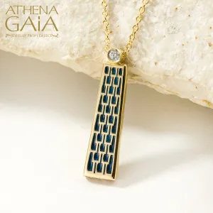 Periklista Tapered Brickwork Necklace