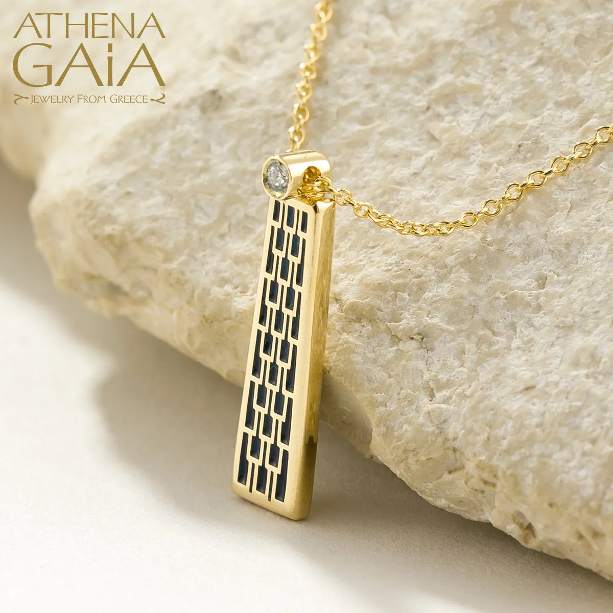 Periklista Tapered Brickwork Necklace