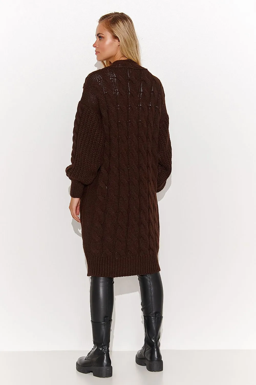 Plaid Weave Luxe Cardigan Sweater