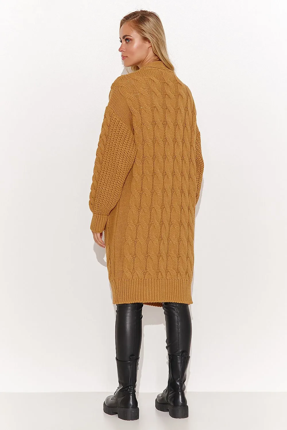 Plaid Weave Luxe Cardigan Sweater