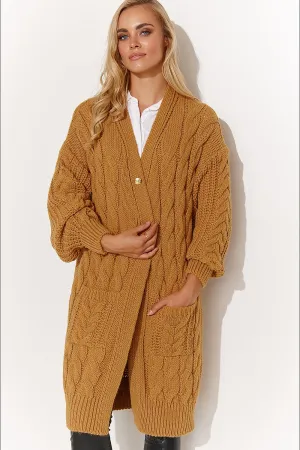 Plaid Weave Luxe Cardigan Sweater