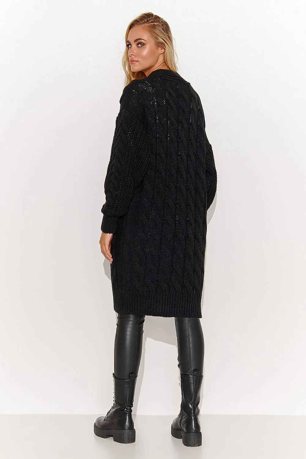 Plaid Weave Luxe Cardigan Sweater