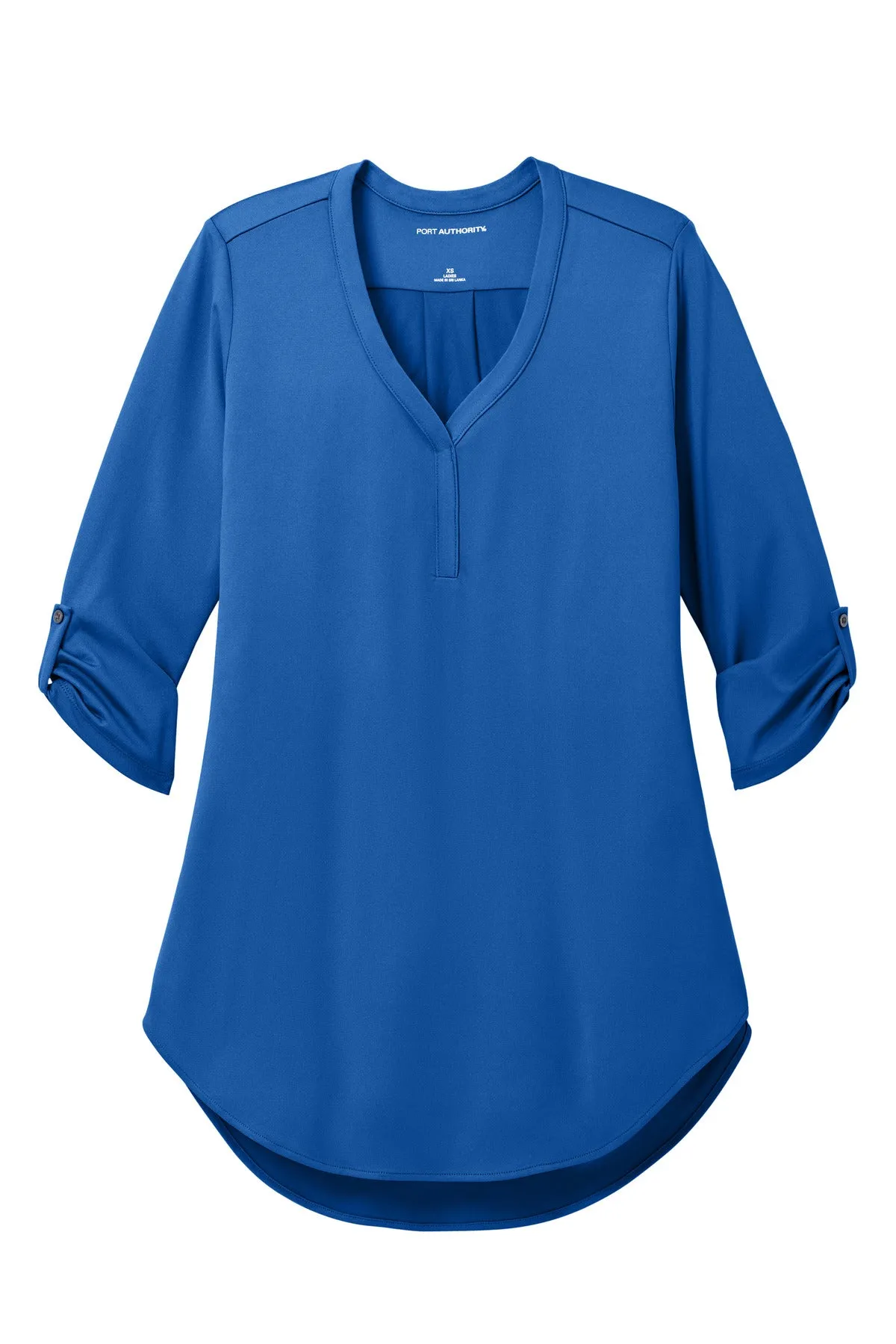Port Authority Women's City Stretch 3/4-Sleeve Tunic LK6840 True Blue