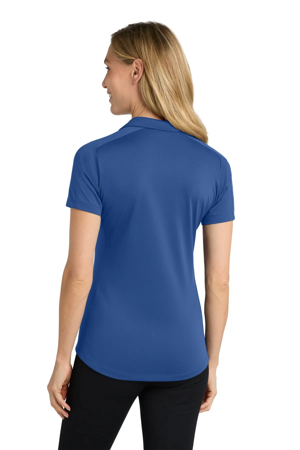 Port Authority Women's Diamond Jacquard Polo. L569 True Blue