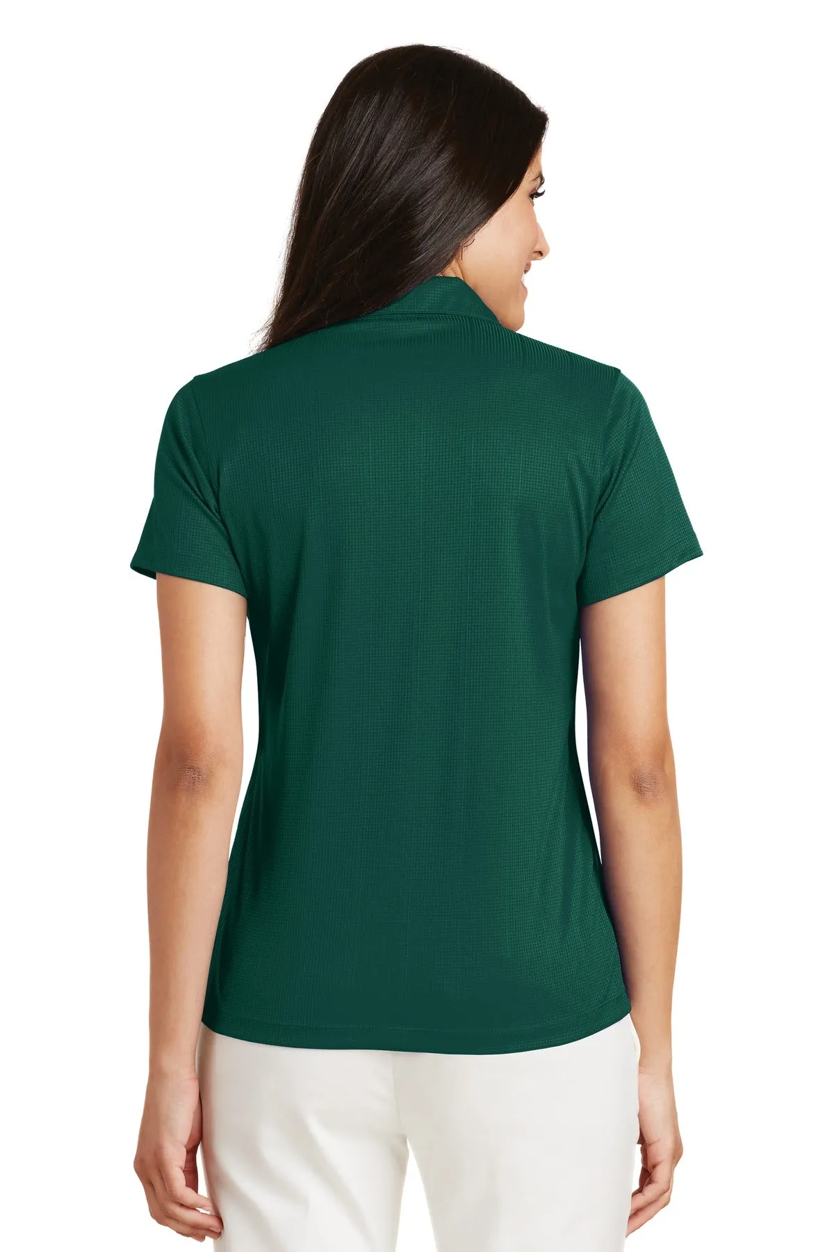 Port Authority Women's Performance Fine Jacquard Polo. L528 Green Glen