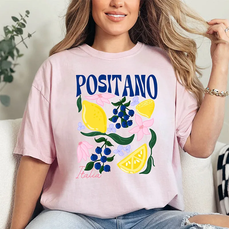Positano Blueberry Short Sleeve T-Shirt