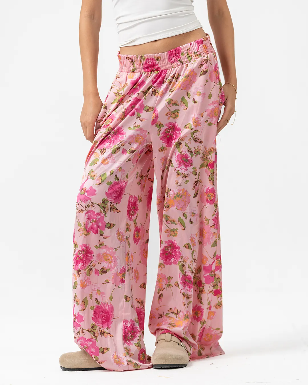 Printed Women's Satin Pants