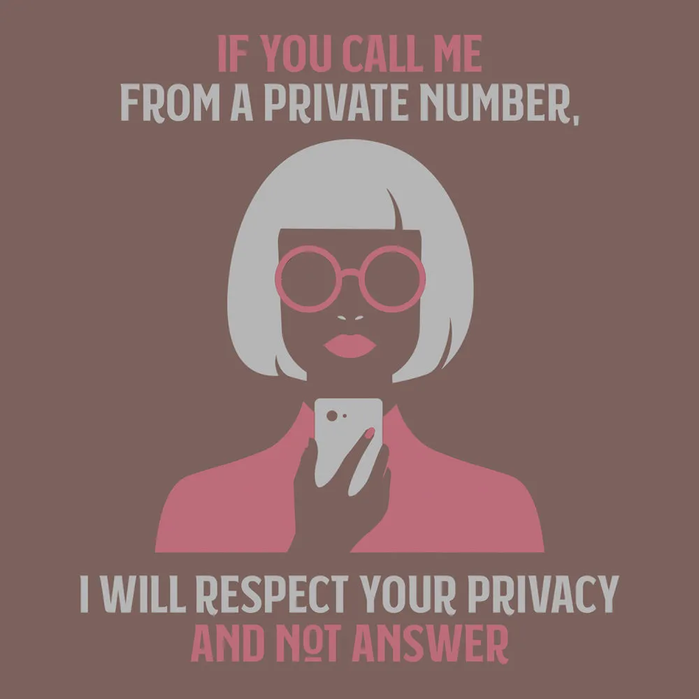 PRIVATE NUMBER (BROWN)
