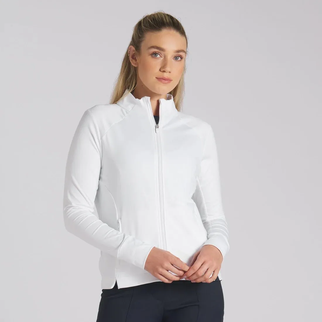 Puma Women's CLOUDSPUN Heather Full Zip Golf Jacket