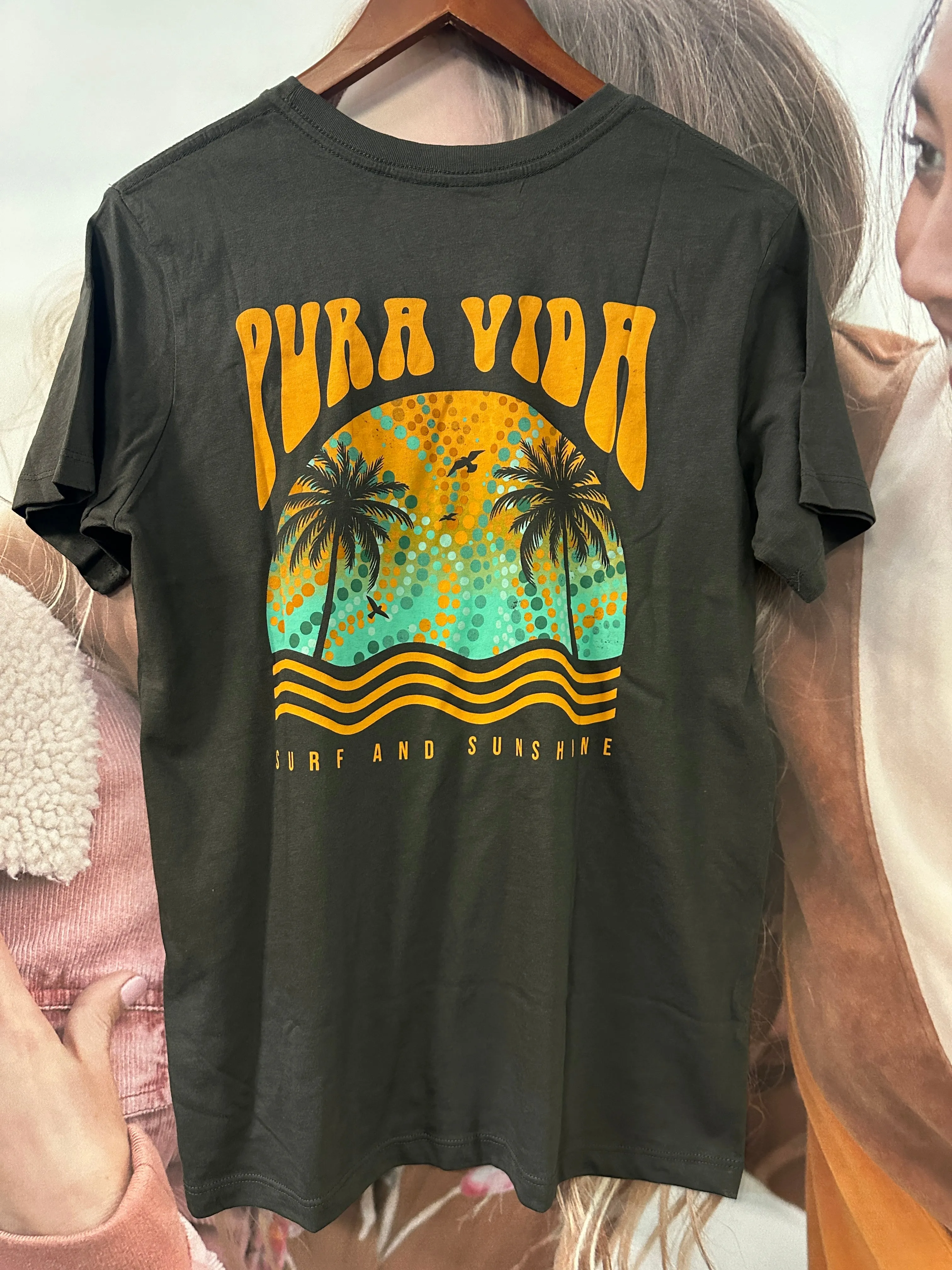 Pura Vida Womens Hippy Trippy SS Tee